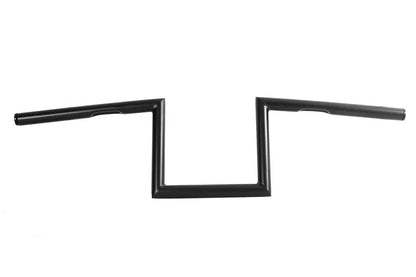 V-Twin 8 inch Z-Bar Handlebar with Indents, Black Finish, Part 20320B by V-Twin