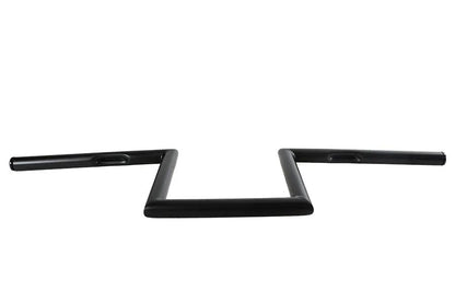 V-Twin 8 inch Z-Bar Handlebar with Indents, Black Finish, Part 20320B by V-Twin