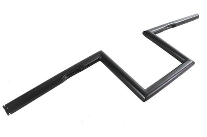 V-Twin 8 inch Z-Bar Handlebar with Indents, Black Finish, Part 20320B by V-Twin
