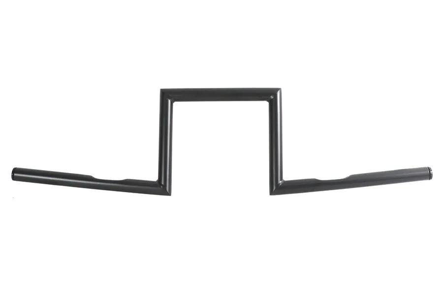 V-Twin 8 inch Z-Bar Handlebar with Indents, Black Finish, Part 20320B by V-Twin