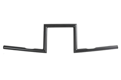 V-Twin 8 inch Z-Bar Handlebar with Indents, Black Finish, Part 20320B by V-Twin