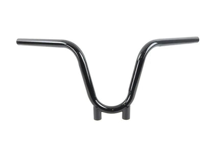 V-Twin 1 Inch NYC Handlebar Chrome - Black Finish with 8 Inch Rise by V-Twin