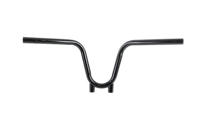 V-Twin 1 Inch NYC Handlebar Chrome - Black Finish with 8 Inch Rise by V-Twin