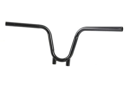 V-Twin 1 Inch NYC Handlebar Chrome - Black Finish with 8 Inch Rise by V-Twin