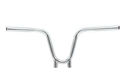 V-Twin 1 Inch NYC Handlebar Chrome - Classic Motorcycle Handlebar with Indented Design by V-Twin