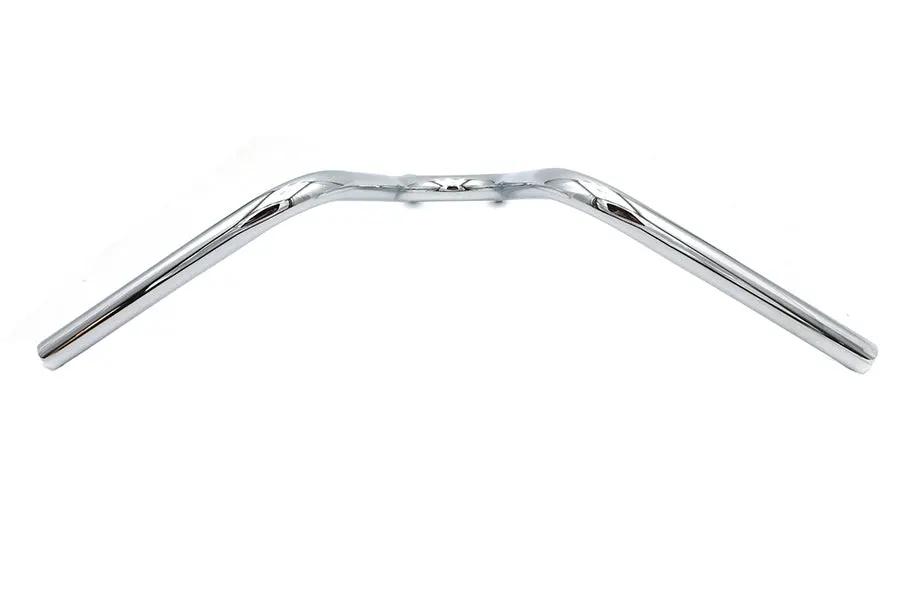V-Twin 1 Inch NYC Handlebar Chrome - Classic Motorcycle Handlebar with Indented Design by V-Twin