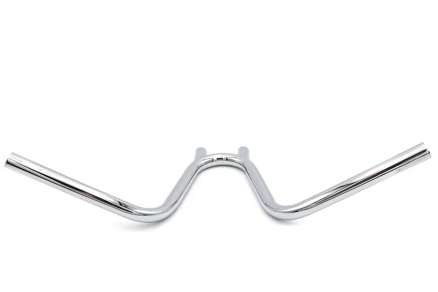 V-Twin 1 Inch NYC Handlebar Chrome - Classic Motorcycle Handlebar with Indented Design by V-Twin