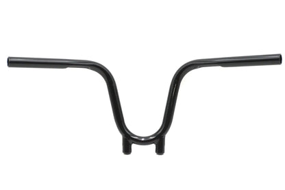 V-Twin 1 Inch NYC Handlebar Black - Classic Motorcycle Handlebars with Indented Design by V-Twin