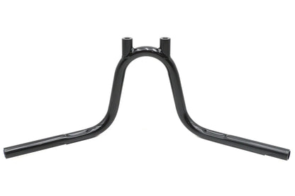 V-Twin 1 Inch NYC Handlebar Black - Classic Motorcycle Handlebars with Indented Design by V-Twin