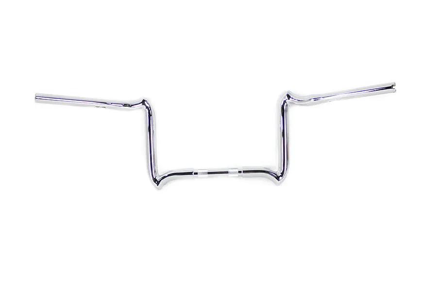 MCM 20276 10 Inch Road Glide Handlebar without Indents in Chrome for Harley Davidson FLTR Models by MCM