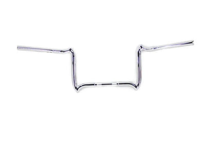 MCM 20276 10 Inch Road Glide Handlebar without Indents in Chrome for Harley Davidson FLTR Models by MCM