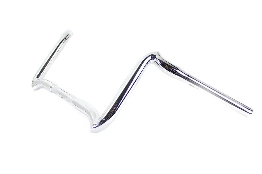MCM 20276 10 Inch Road Glide Handlebar without Indents in Chrome for Harley Davidson FLTR Models by MCM