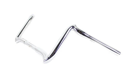 MCM 20276 10 Inch Road Glide Handlebar without Indents in Chrome for Harley Davidson FLTR Models by MCM