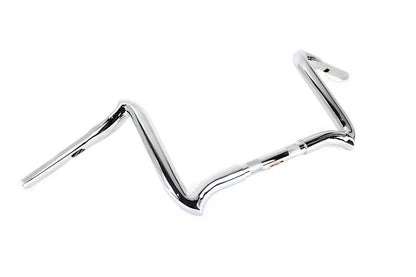 MCM 20276 10 Inch Road Glide Handlebar without Indents in Chrome for Harley Davidson FLTR Models by MCM