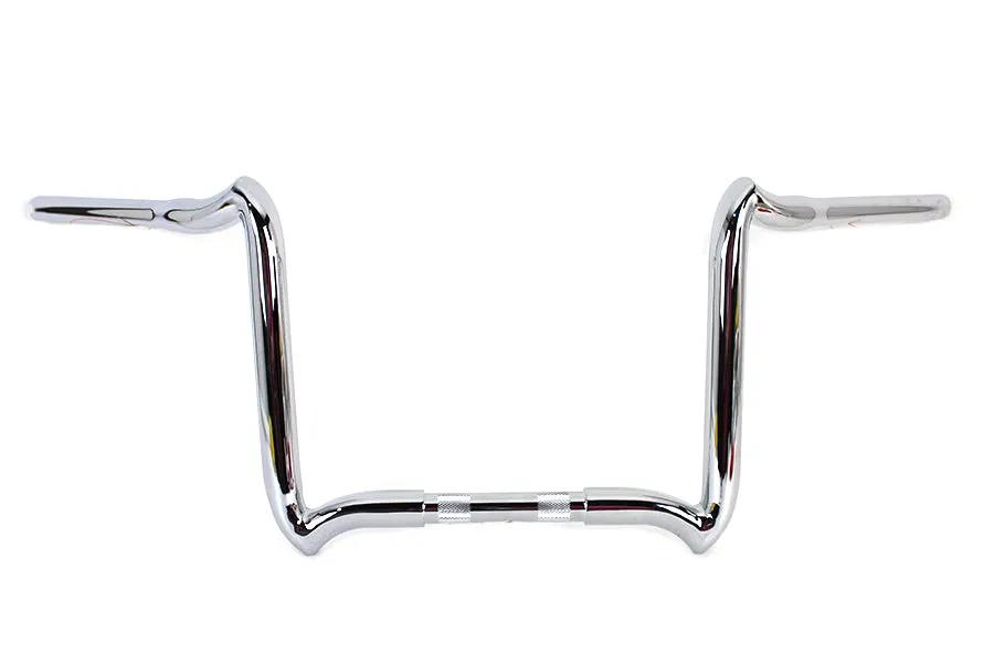MCM 12-Inch Road Glide Handlebar Without Indents Chrome for Harley Davidson FLTR by MCM