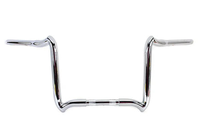 MCM 12-Inch Road Glide Handlebar Without Indents Chrome for Harley Davidson FLTR by MCM