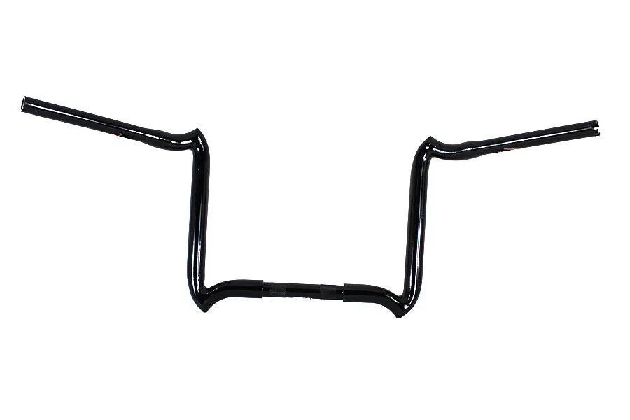 MCM 20277B 12-Inch Black Road Glide Handlebar for Harley Davidson FLTR (2008-2014) by MCM