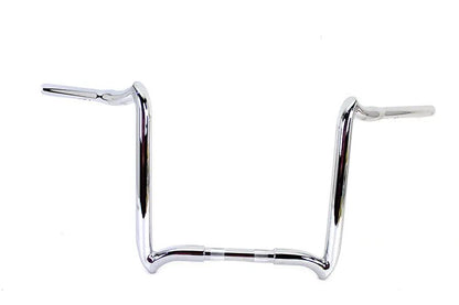 MCM 20278 14 Inch Road Glide Handlebar without Indents Chrome for Harley Davidson FLTR Models by MCM