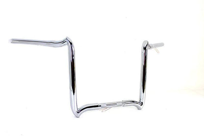 MCM 20278 14 Inch Road Glide Handlebar without Indents Chrome for Harley Davidson FLTR Models by MCM