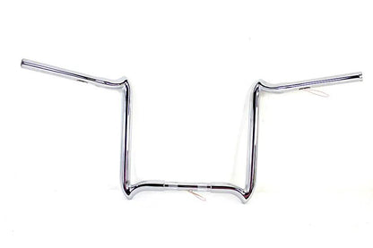 MCM 20278 14 Inch Road Glide Handlebar without Indents Chrome for Harley Davidson FLTR Models by MCM