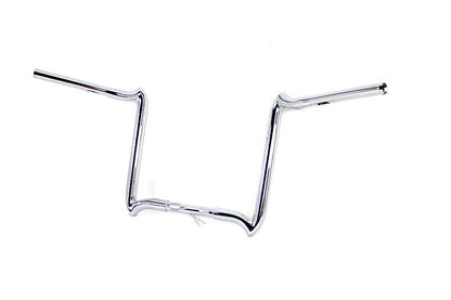 MCM 20278 14 Inch Road Glide Handlebar without Indents Chrome for Harley Davidson FLTR Models by MCM