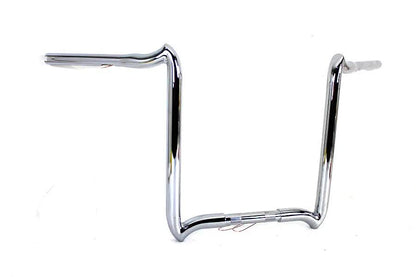 MCM 20279 16 Inch Road Glide Handlebar Without Indents Chrome for Harley Davidson FLTR Models by MCM