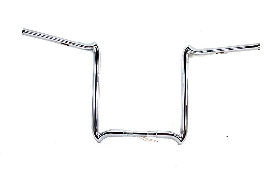MCM 20279 16 Inch Road Glide Handlebar Without Indents Chrome for Harley Davidson FLTR Models by MCM
