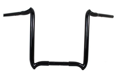 MCM 16 Inch Road Glide Handlebar Without Indents in Black – Model 20279B for Harley Davidson FLTR (2008-2014) by MCM