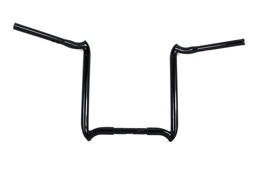 MCM 16 Inch Road Glide Handlebar Without Indents in Black – Model 20279B for Harley Davidson FLTR (2008-2014) by MCM