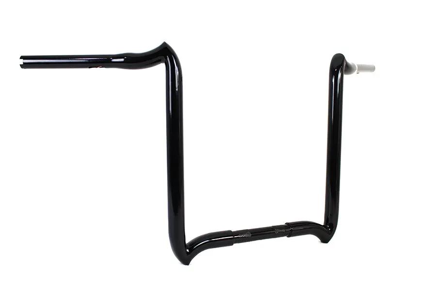 MCM 16 Inch Road Glide Handlebar Without Indents in Black – Model 20279B for Harley Davidson FLTR (2008-2014) by MCM