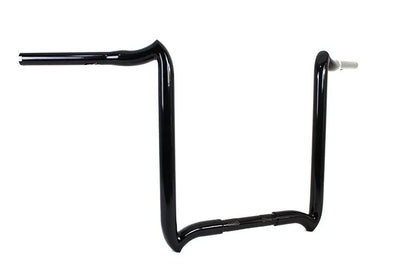 MCM 16 Inch Road Glide Handlebar Without Indents in Black – Model 20279B for Harley Davidson FLTR (2008-2014) by MCM