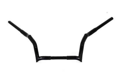MCM 25-0150 10 Inch Z-Bar Handlebar for Harley Davidson FLT - Black by MCM
