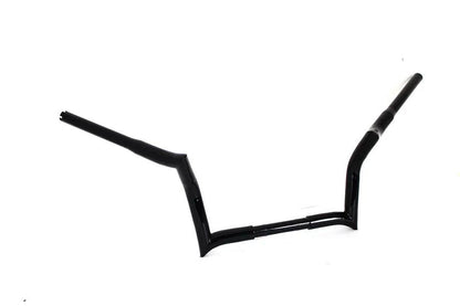 MCM 25-0150 10 Inch Z-Bar Handlebar for Harley Davidson FLT - Black by MCM