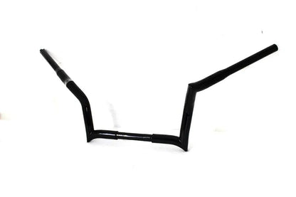 MCM 25-0150 10 Inch Z-Bar Handlebar for Harley Davidson FLT - Black by MCM