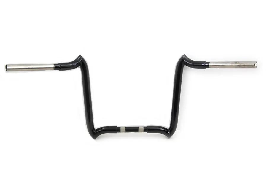 MCM 25-0152 14 Inch Z-Bar Handlebar without Indents for Harley Davidson FLT by MCM