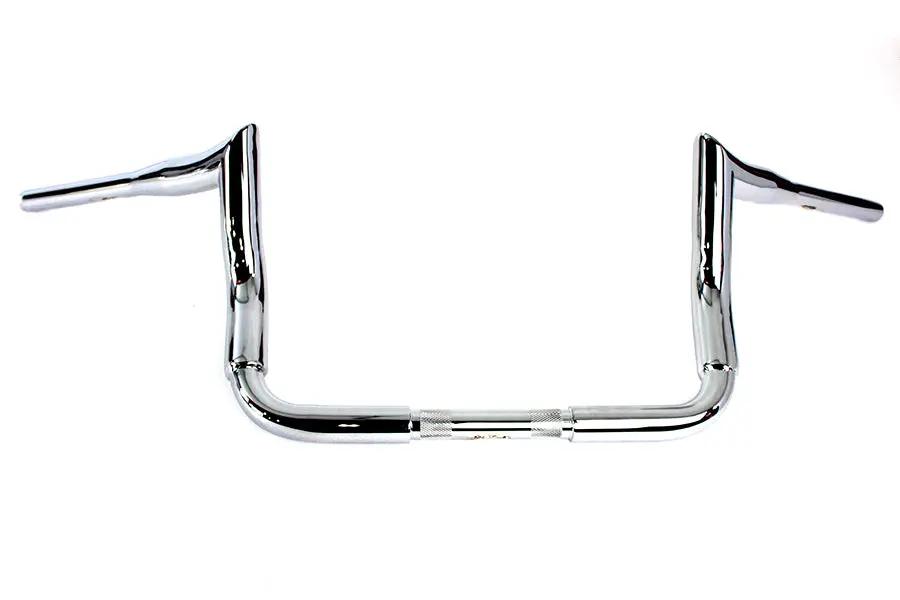 MCM 10 Inch Bagger Ape Style Handlebar Chrome for Harley Davidson FLHT (2014-2023) by MCM