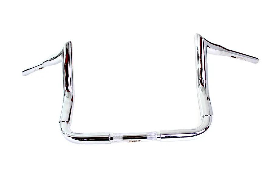 MCM 12 inch Bagger Ape Style Handlebar Chrome for Harley Davidson FLHT by MCM