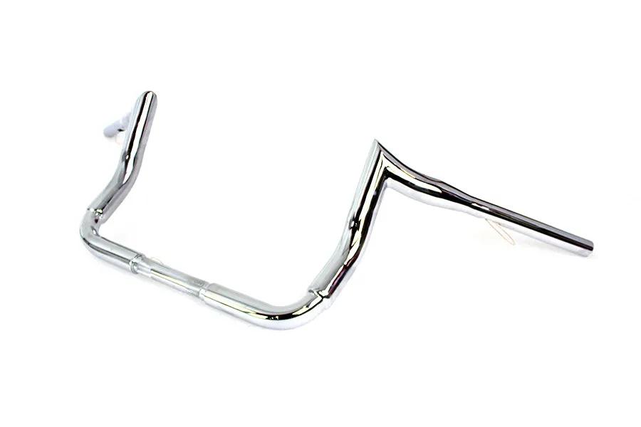MCM 10 Inch Bagger Ape Style Handlebar Chrome for Harley Davidson FLTR by MCM