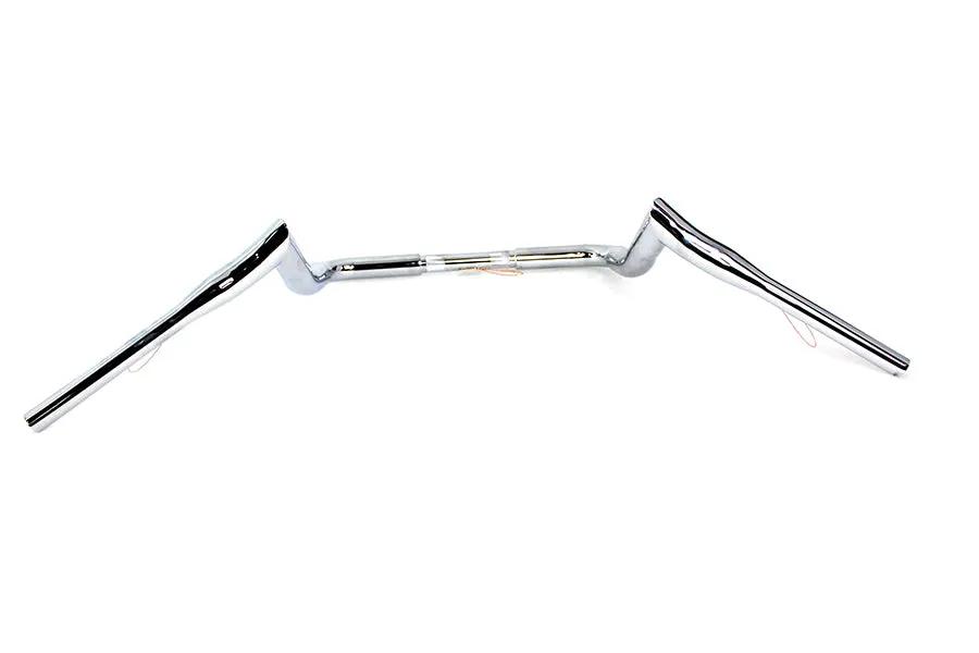 MCM 10 Inch Bagger Ape Style Handlebar Chrome for Harley Davidson FLTR by MCM