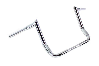 MCM 14 Inch Bagger Ape Style Handlebar Chrome for Harley Davidson FLTR Models by MCM