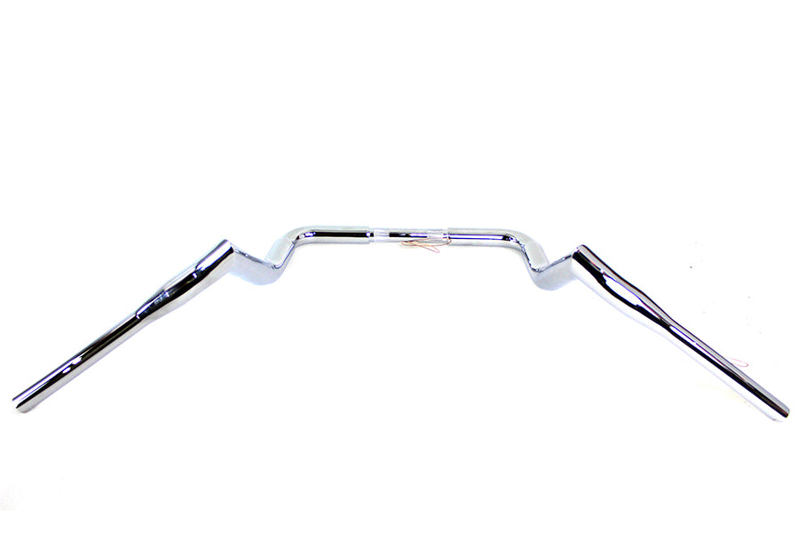 MCM 14 Inch Bagger Ape Style Handlebar Chrome for Harley Davidson FLTR Models by MCM