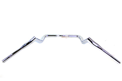 MCM 14 Inch Bagger Ape Style Handlebar Chrome for Harley Davidson FLTR Models by MCM