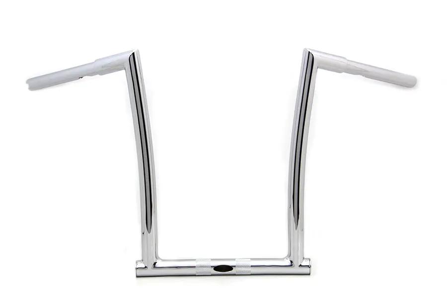 MCM 14 Inch ChiZeled Z-Bar Handlebar for Harley Davidson FLTR Models by MCM
