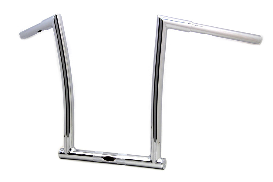 MCM 14 Inch ChiZeled Z-Bar Handlebar for Harley Davidson FLTR Models by MCM