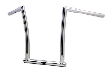 MCM 14 Inch ChiZeled Z-Bar Handlebar for Harley Davidson FLTR Models by MCM