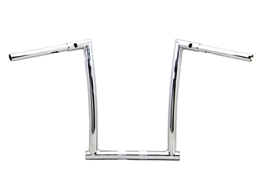 MCM 14 Inch ChiZeled Z-Bar Handlebar for Harley Davidson FLTR Models by MCM