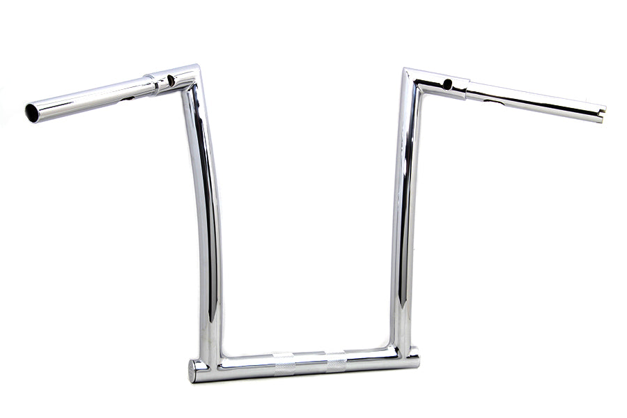 MCM 14 Inch ChiZeled Z-Bar Handlebar for Harley Davidson FLTR Models by MCM
