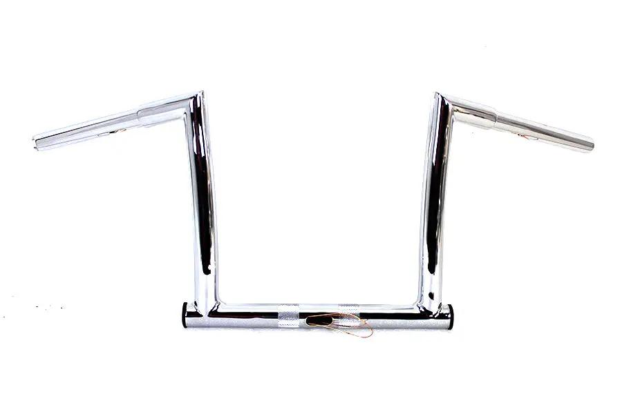 MCM 12 inch ChiZeled Z-Bar Handlebar for Harley Davidson FLTR Models by MCM