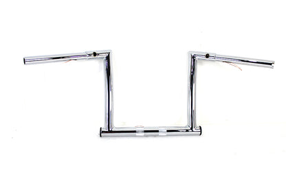 MCM 12 inch ChiZeled Z-Bar Handlebar for Harley Davidson FLTR Models by MCM