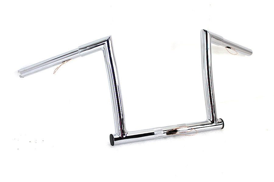 MCM 12 inch ChiZeled Z-Bar Handlebar for Harley Davidson FLTR Models by MCM